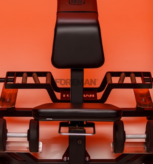 Multifunctional supported free weight row