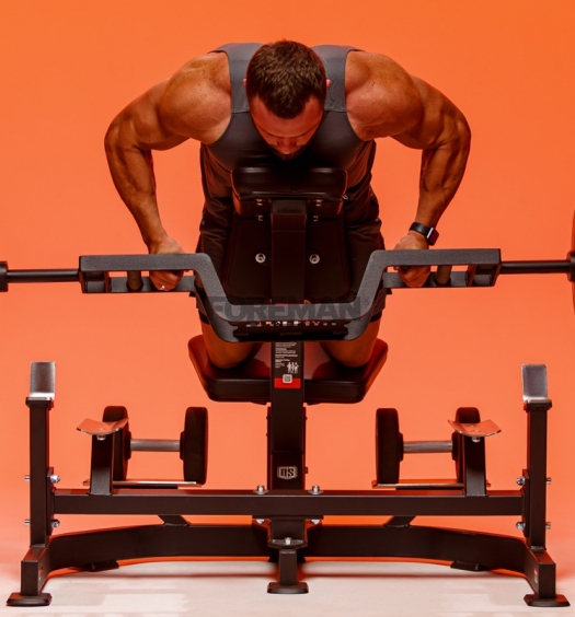 Multifunctional supported free weight row