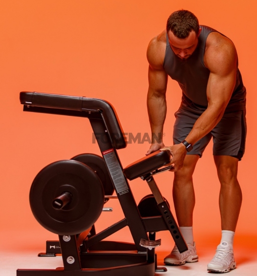 Multifunctional supported free weight row
