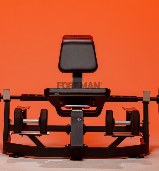 Multifunctional supported free weight row