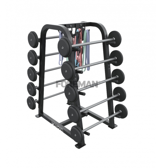 FR-814 BARBELL RACK - 10 BARS