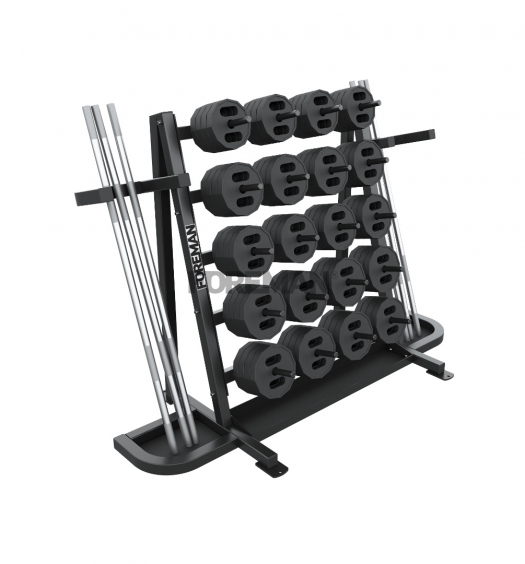 FR-863 AEROBIC BARBELL STORAGE RACK - 20 SETS