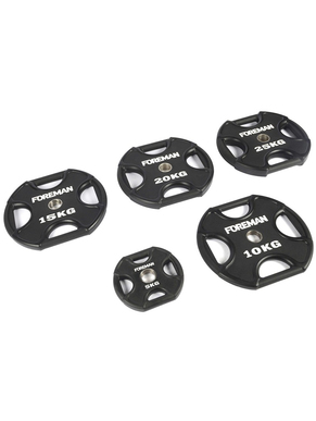 FM/UPX URETHANE ENCASED BLACK X-TRAINING PLATES