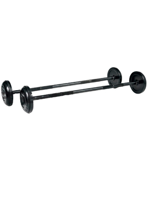 FP/FB-RUB-EPR RUBBER ENCASED FIXED BARBELLS WITH END CAPS