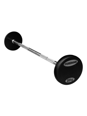 FM/AUB-10-55KG URETHANE ENCASED BARBELLS