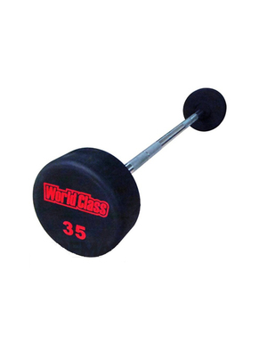 FM/LZUB-10-55KG URETHANE ENCASED BARBELLS (LASER ENGRAVED LOGO)