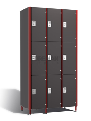 THREE COMPARTMENT LOCKER