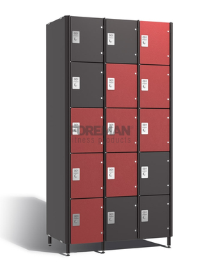 FIVE COMPARTMENT LOCKER