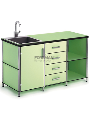 CABINET DESK WITH SINK